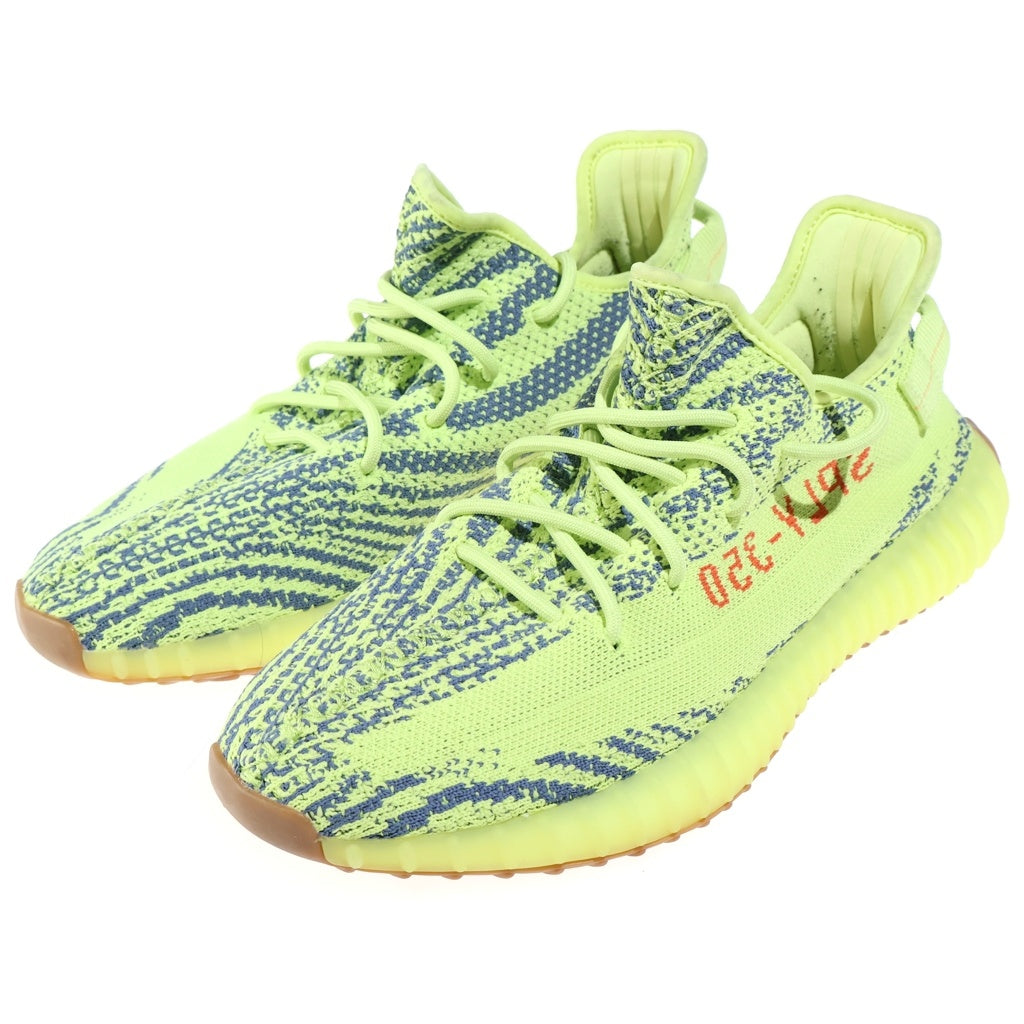 adidas(アディダス) YEEZY BOOST SEMI FROZEN イージーブースト 350 V2 セミフローズン ローカットスニーカー イエロー US9.5/27.5cm B37572