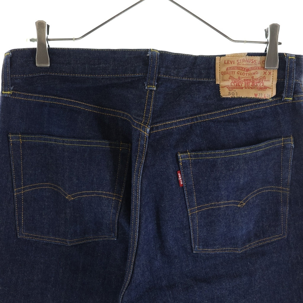 Levi's VINTAGE CLOTHING(リーバイス ビンテージ クロージング) 日本製 復刻 1966モデル BIGE 501XX ボタンフライ ストレートデニムパンツ インディゴ J61 66501