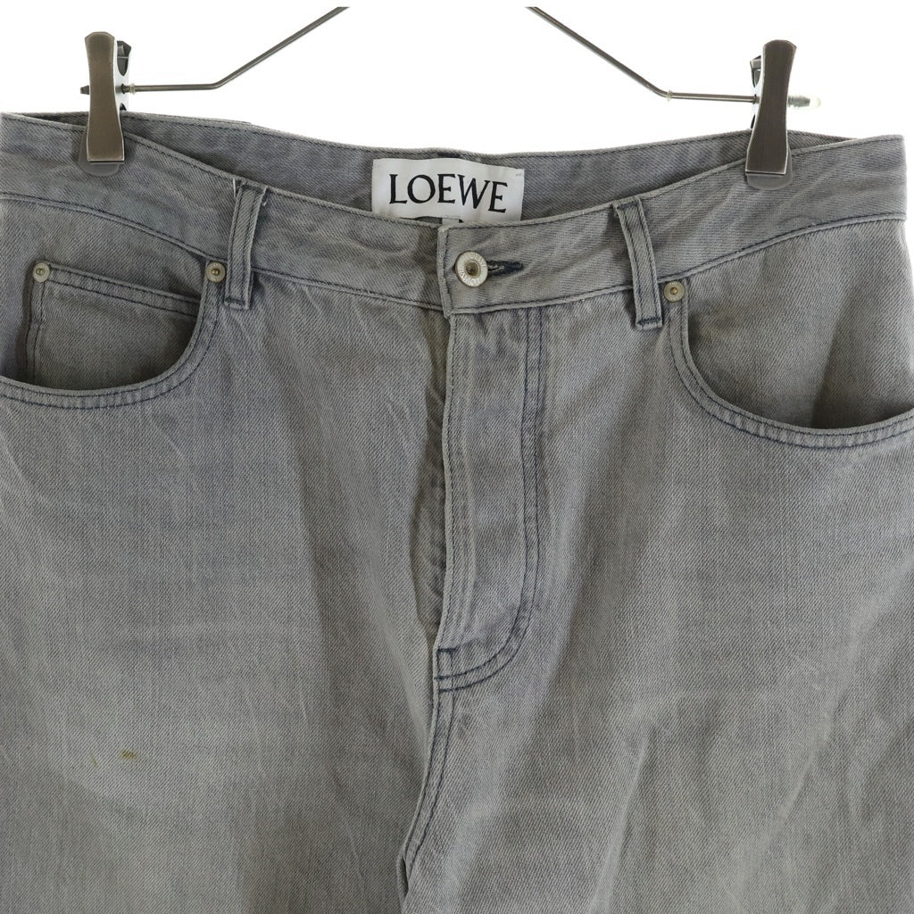 LOEWE(ロエベ) 25SS アナグラムバギーデニムパンツ グレー H526Y11W57