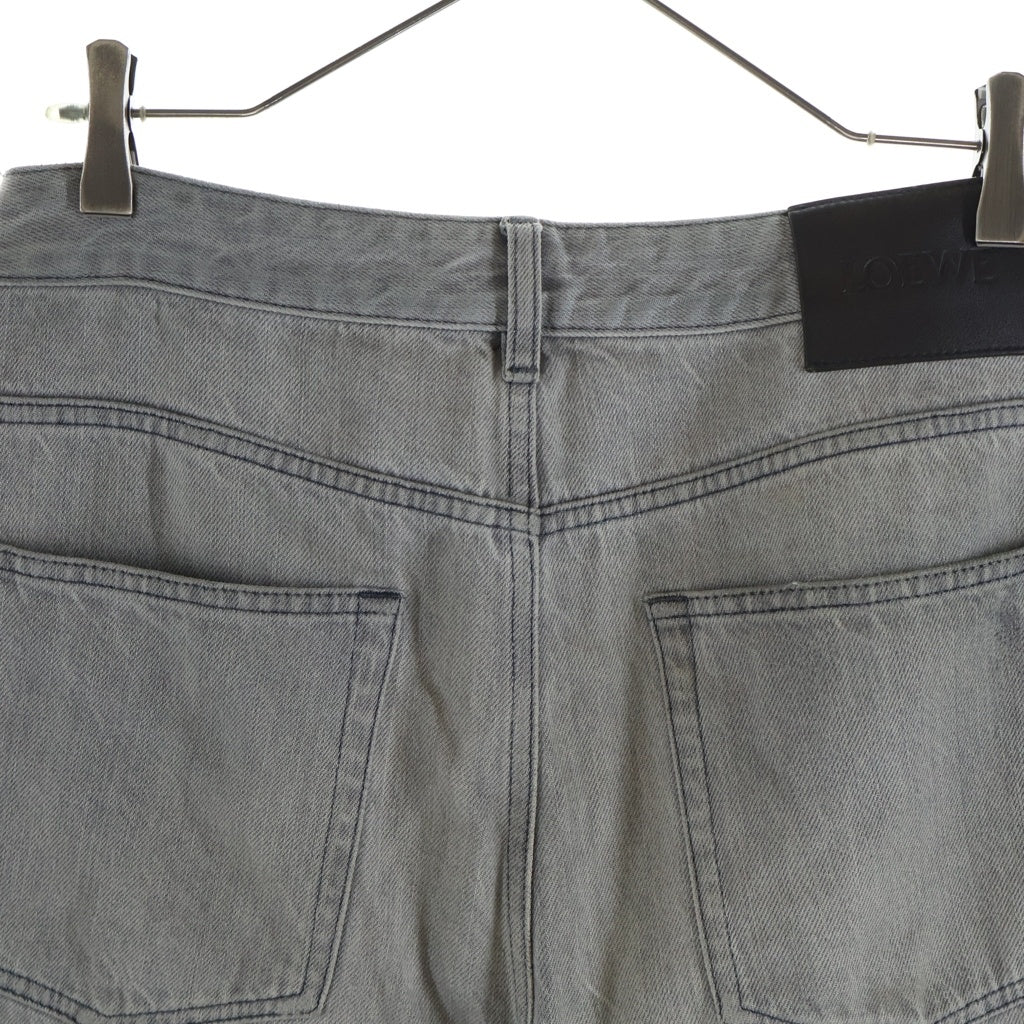 LOEWE(ロエベ) 25SS アナグラムバギーデニムパンツ グレー H526Y11W57