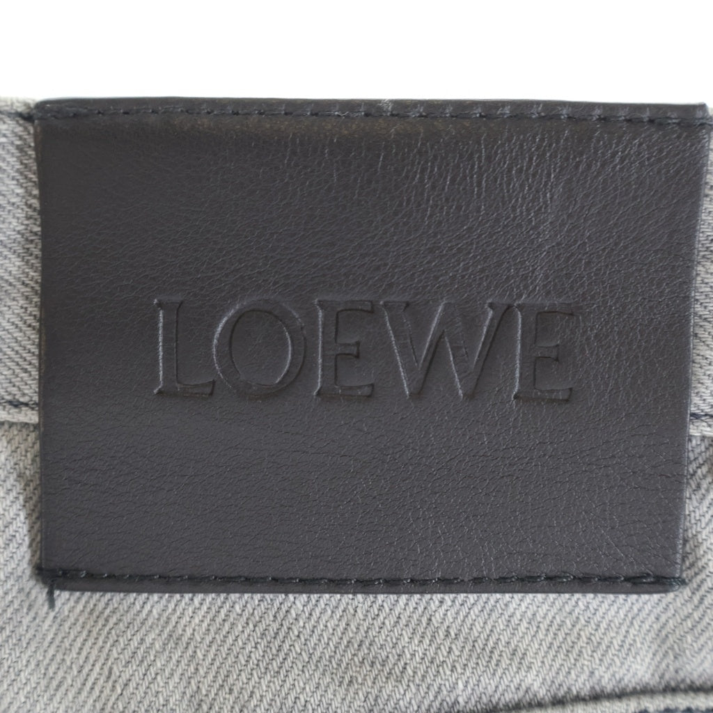 LOEWE(ロエベ) 25SS アナグラムバギーデニムパンツ グレー H526Y11W57