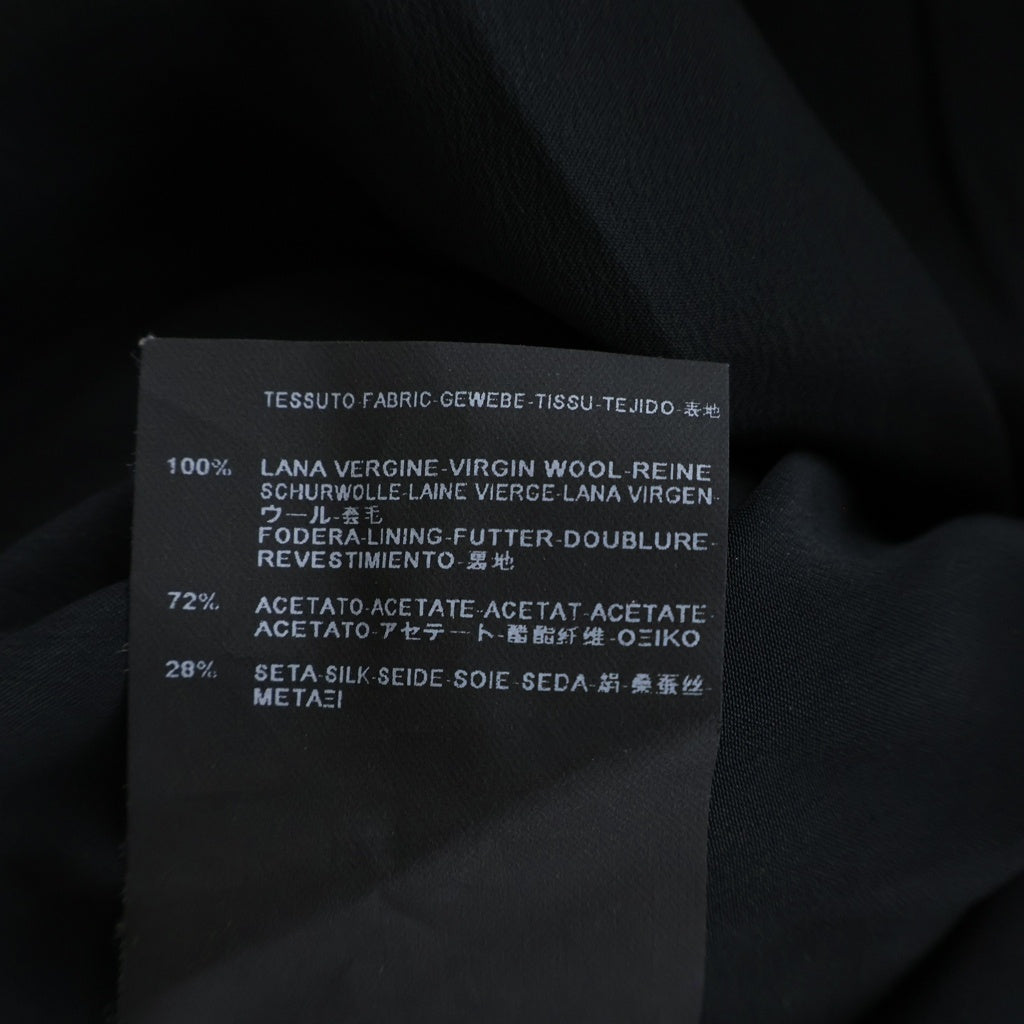 BALENCIAGA(バレンシアガ) ノーカラーウールロングジャケット コート ブラック 357638 TKK19 レディース