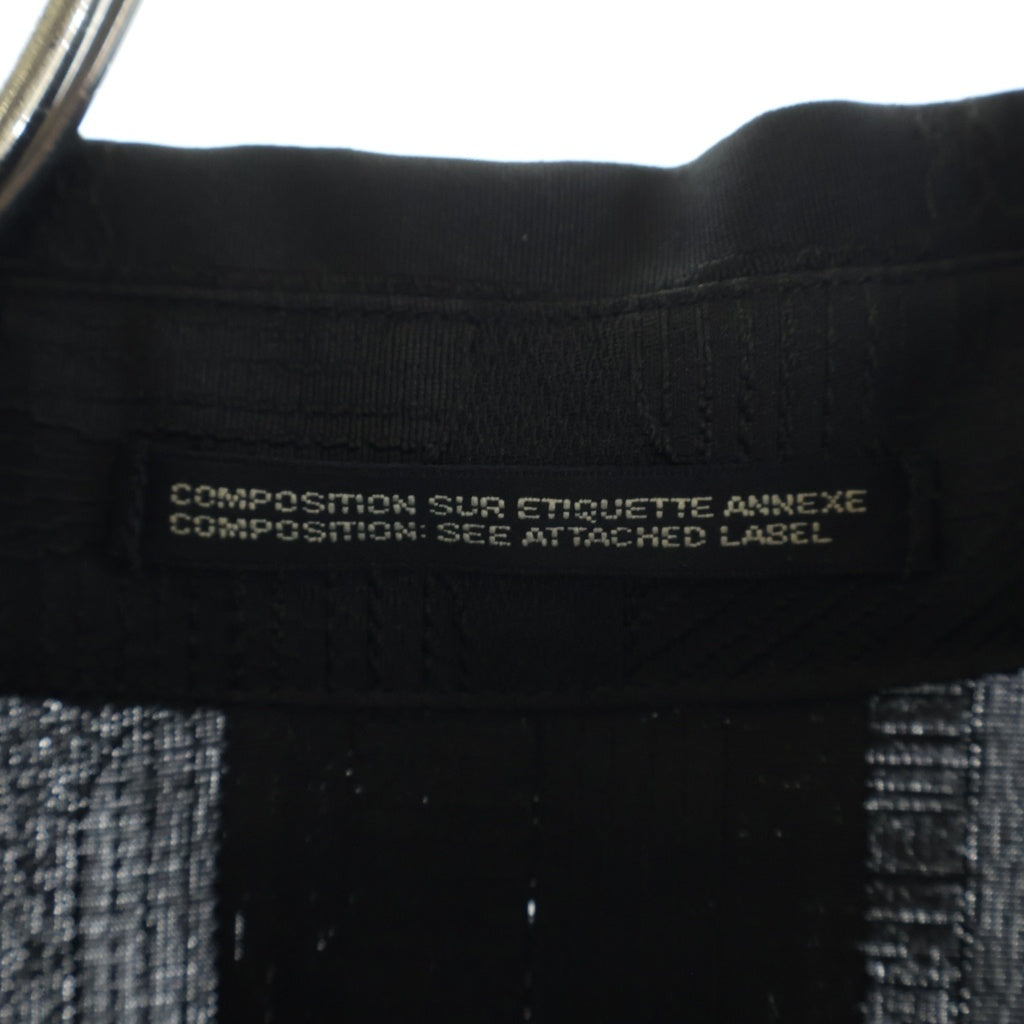 B Yohji Yamamoto(ビー ヨウジヤマモト) 総柄 長袖シャツ ブラック NE-B13-44O