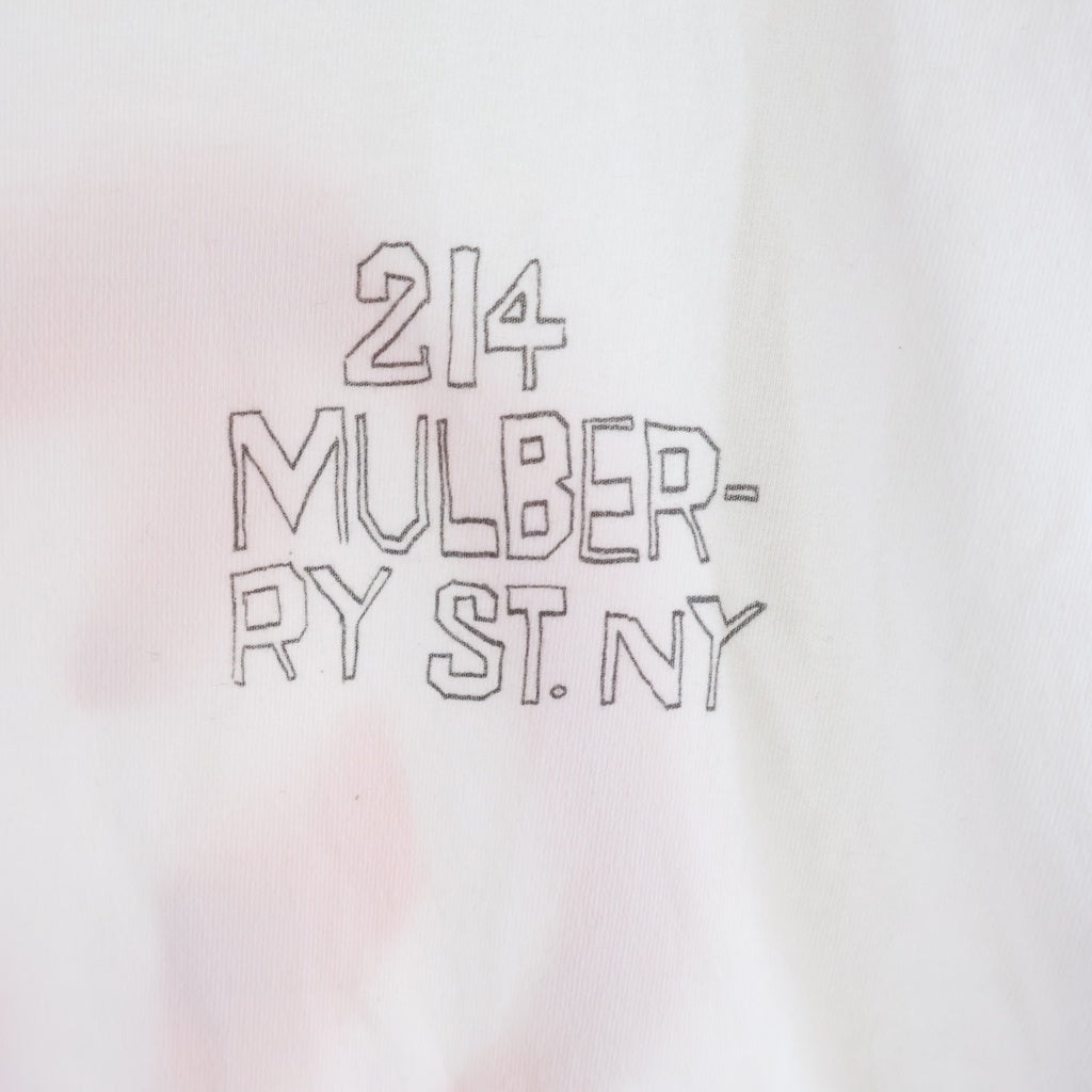 aimer le mieux(エメルミュー) マルベリーバックグラフィックプリントTシャツ ホワイト
