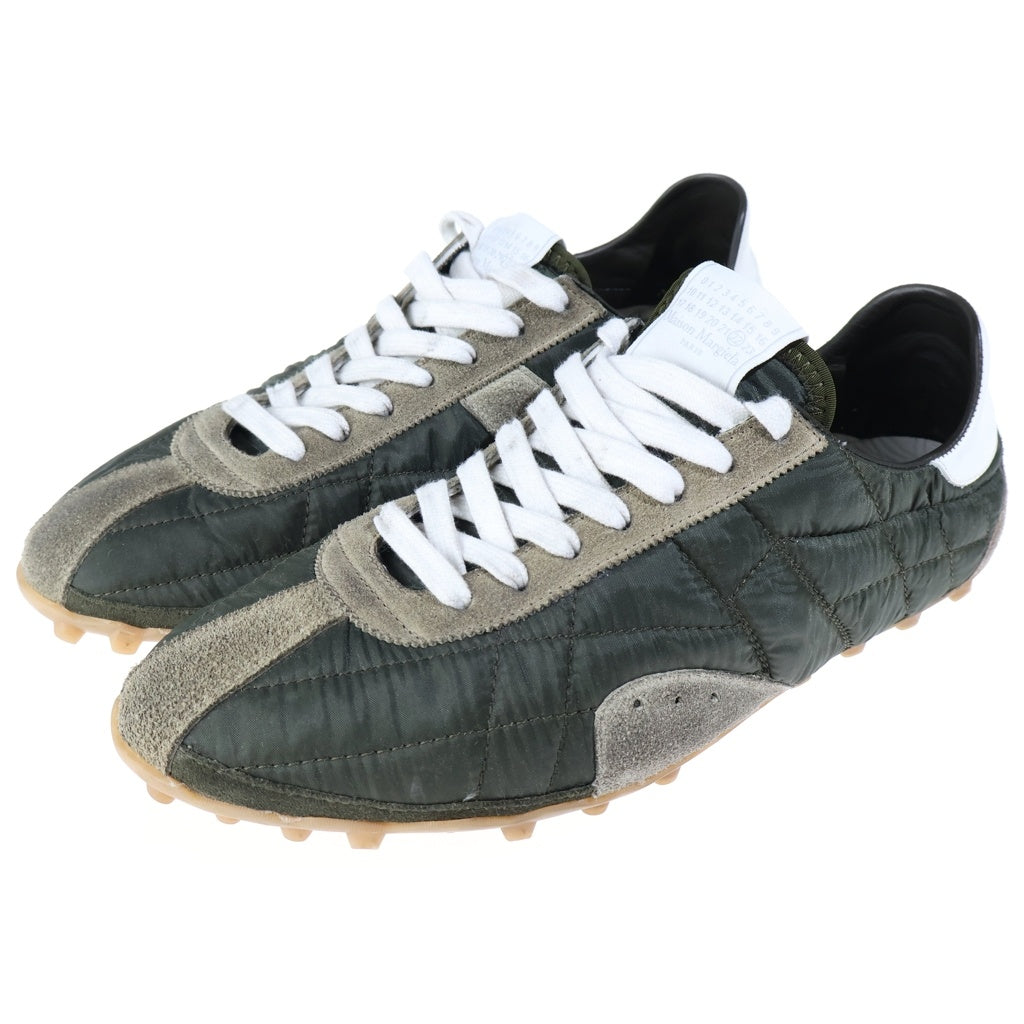 Maison Margiela(メゾンマルジェラ) SPRINTERS スプリンターズ キルティングローカットスニーカー グリーン S57WS0514