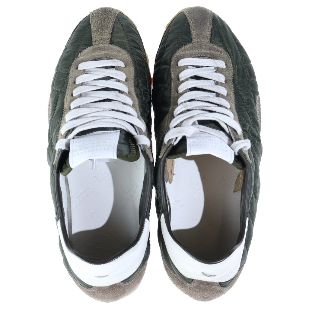 Maison Margiela(メゾンマルジェラ) SPRINTERS スプリンターズ キルティングローカットスニーカー グリーン S57WS0514