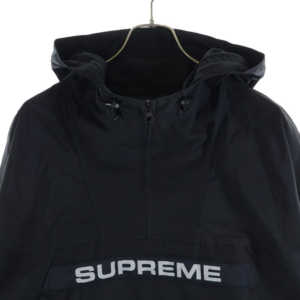 SUPREME(シュプリーム) 24SS Heavy Nylon Anorak ユーティリティー アノラックジャケット ナイロンジャケット ブラック