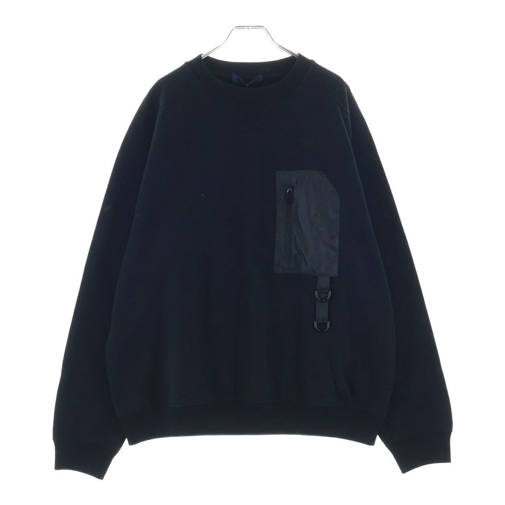 LOUIS VUITTON(ルイヴィトン) テクニカル シグネチャー モノグラム スウェットトレーナー ブラック RM262ME IHN HUY4SW