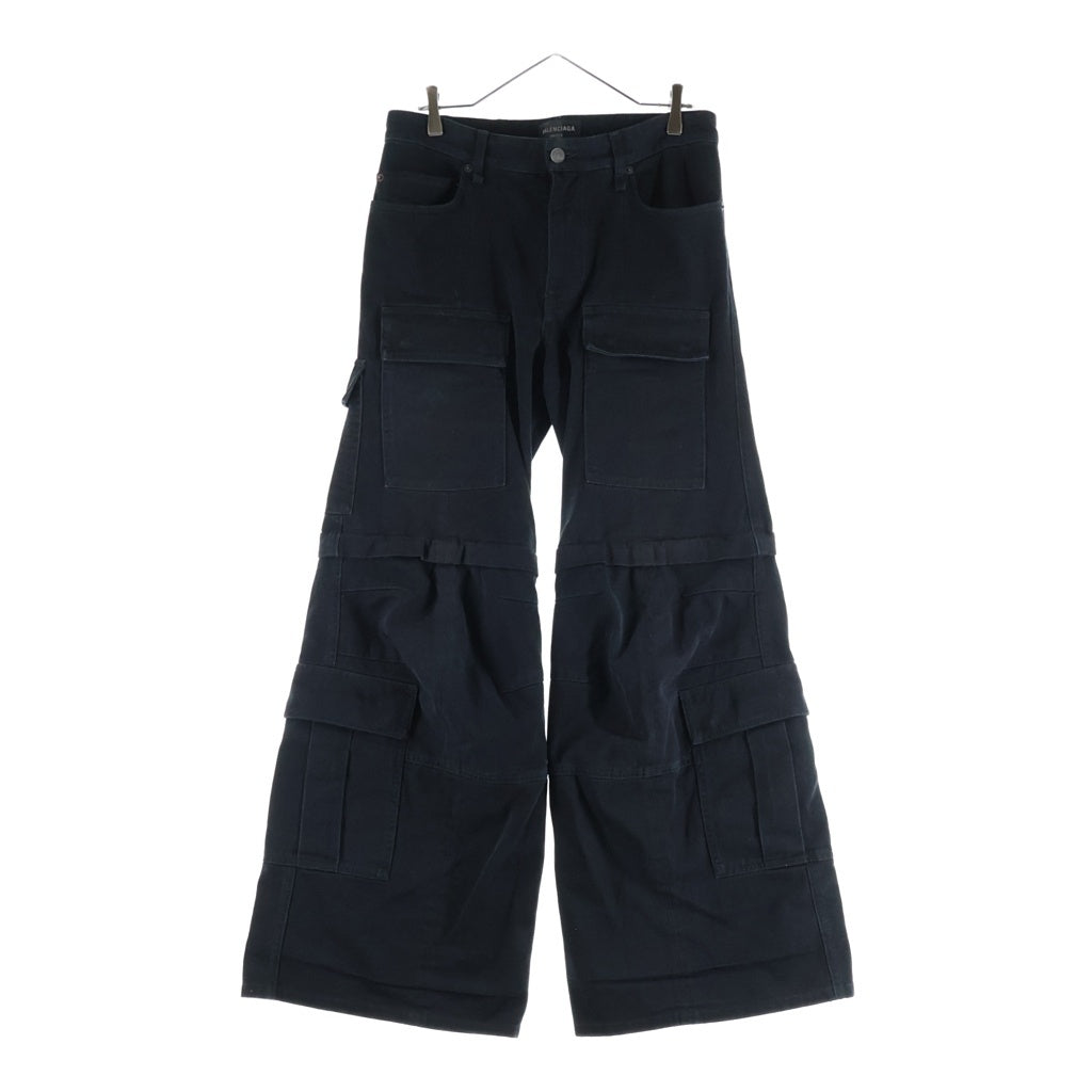 BALENCIAGA(バレンシアガ) FLARED CARGOPANTS フレアカーゴパンツ ブラック 783694 TNW11