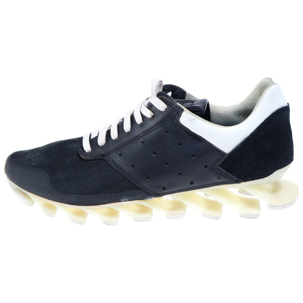Rick Owens(リックオウエンス) ×ADIAS SPRINGBLADE アディダス スプリングブレード レザーローカットスニーカー ブラック US7.5/25.5cm B24016