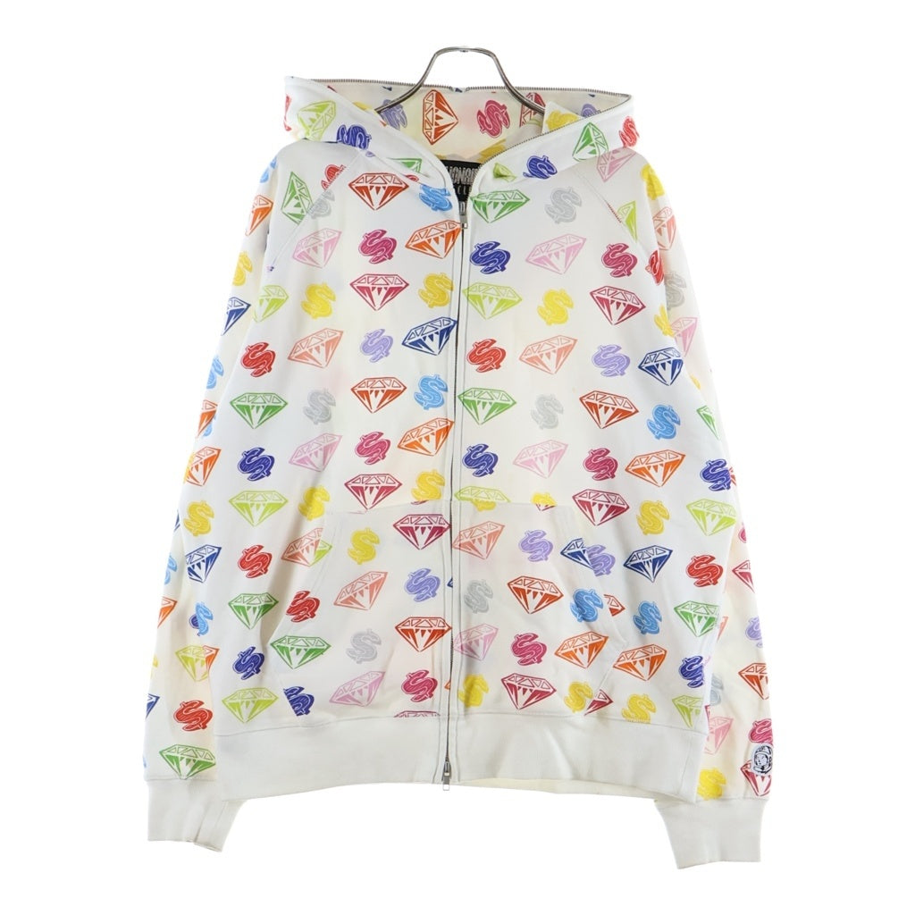BILLIONAIRE BOYS CLUB(ビリオネアボーイズクラブ) ×Casanova Vintage 総柄ジップパーカー マルチ