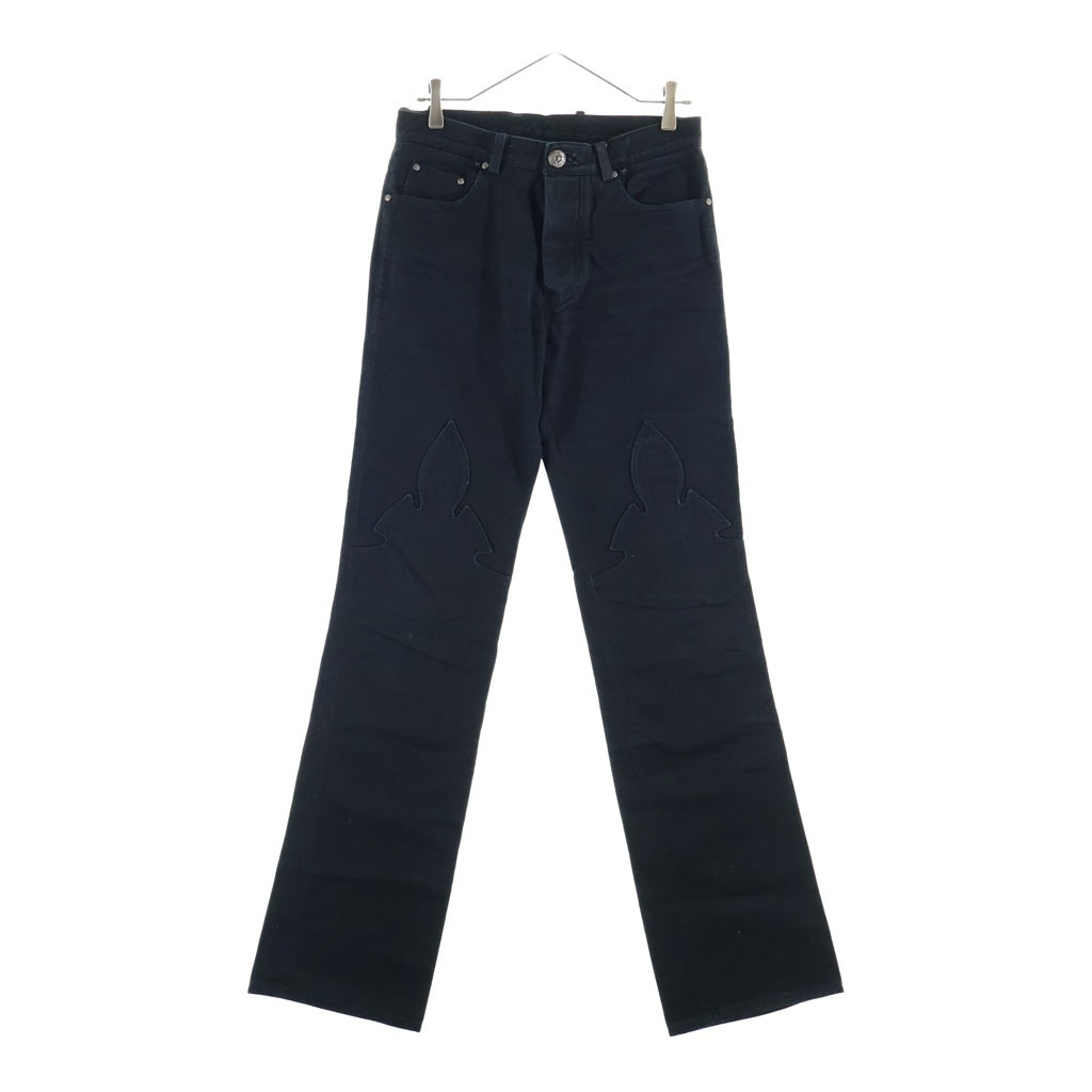 CHROME HEARTS(クロムハーツ) OLD FLEURKNEE DNM PANTS オールド フレアニー デニムパンツ ブラック
