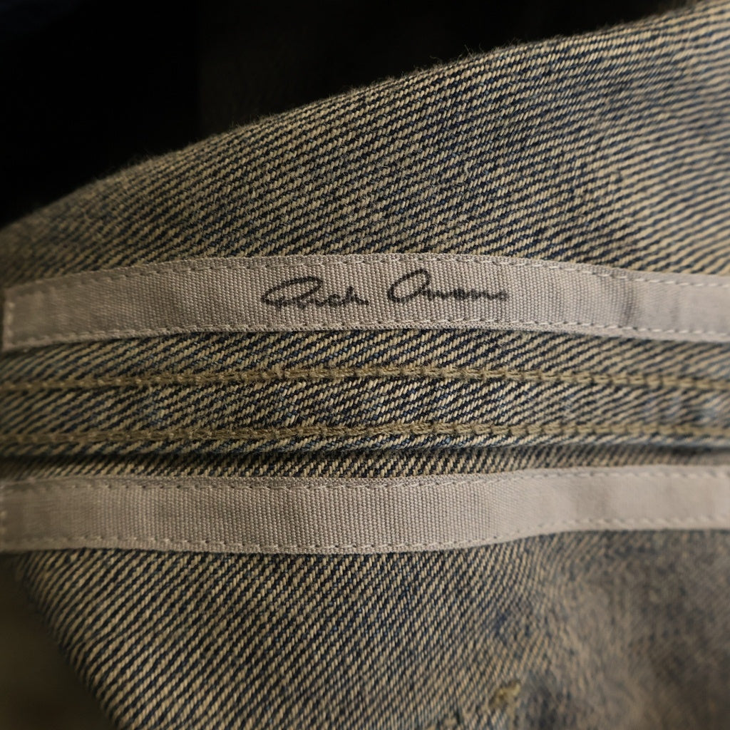 Rick Owens(リックオウエンス) 25AW BOLAN BOOTCUT ボランブーツカット フレアデニムパンツ ダーティーハスラー RR02E1335-DWG