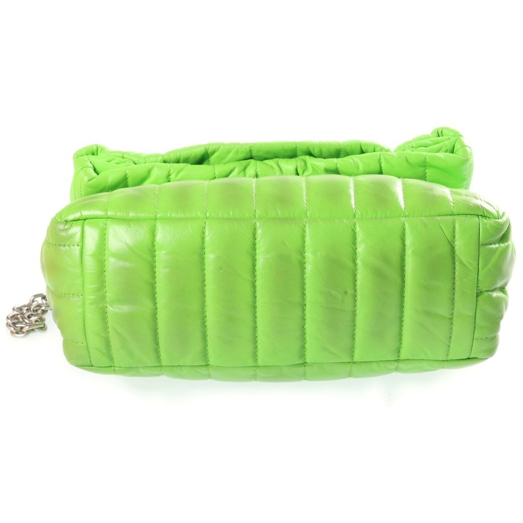 BALENCIAGA(バレンシアガ) MONACO モナコ BBロゴ レザーチェーンショルダーバック グリーン 765966 2AA1I 3824 30109 レディース