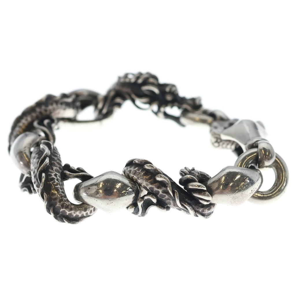 NO BRAND(ノーブランド) BULL BLOOD BRACELET Tao Dragon Silver ブルブラッド ドラゴンブレスレット シルバー