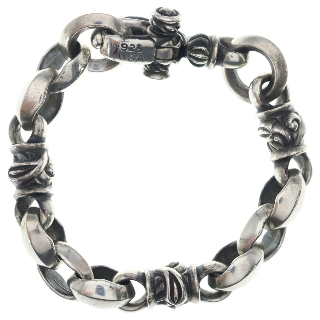 LEONARD KAMHOUT(レナードカムホート) Silk Link Bracelet シルク ホーク ブレスレット シルバー