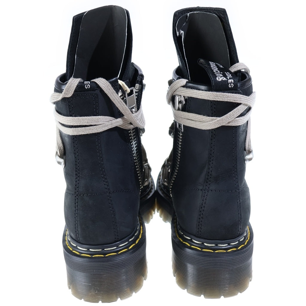 Rick Owens(リックオウエンス) 25AW ×DR.MARTENS 1460 QUAD SOLE MEGALACE BOOT BLACK ドクターマーチン 1460クアッドソール メガレース ハイカットレザーブーツ ブラック DM02E68128001