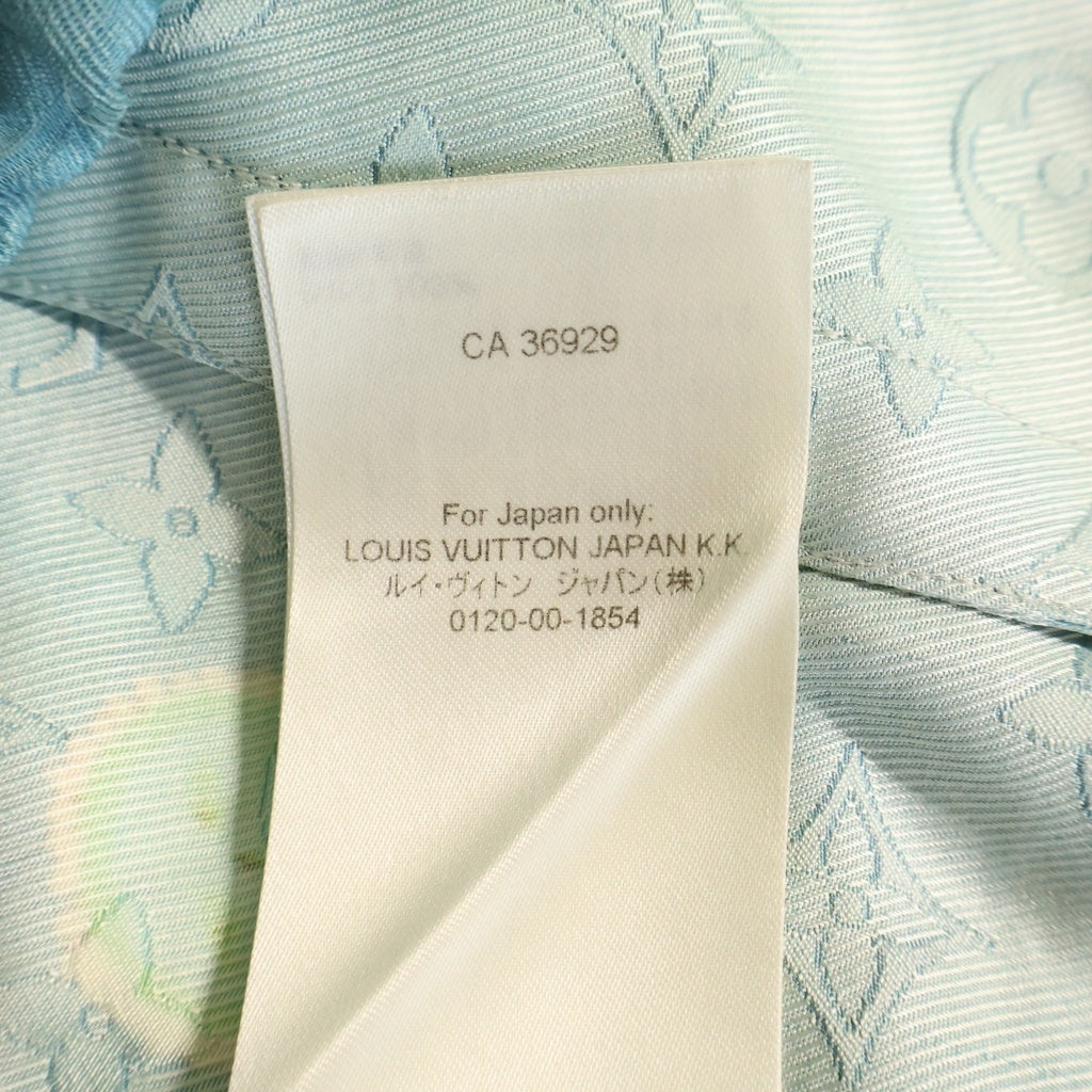 LOUIS VUITTON(ルイヴィトン) 23AW ×KY モノグラムフェイスプリント半袖シャツ ブルー RM232H V36 HOS31W