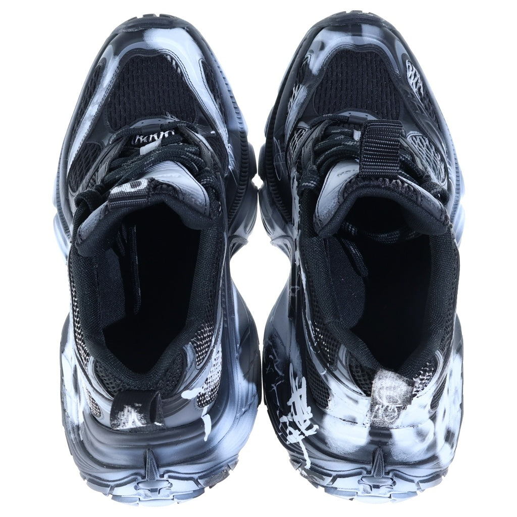 BALENCIAGA(バレンシアガ) 6xl Graffiti メッシュローカットスニーカー シューズ ブラック/ホワイト 815859