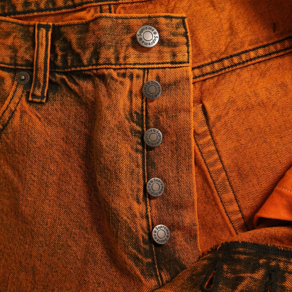 SUPREME(シュプリーム) 25AW Regular Jean Overdyed Orange レギュラージーンズ デニムパンツ オレンジ
