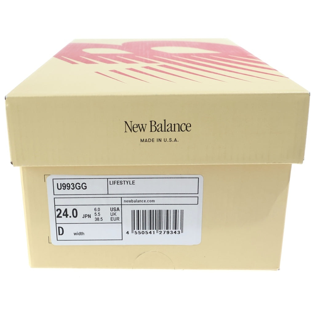 New Balance(ニューバランス) Made in USA ローカットスニーカー シューズ ベージュ U993GG レディース