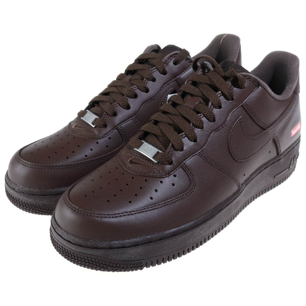 NIKE(ナイキ) ×Supreme Air Force 1 Low エアフォース1ロー ローカットスニーカー シューズ ブラウン CU9225-200