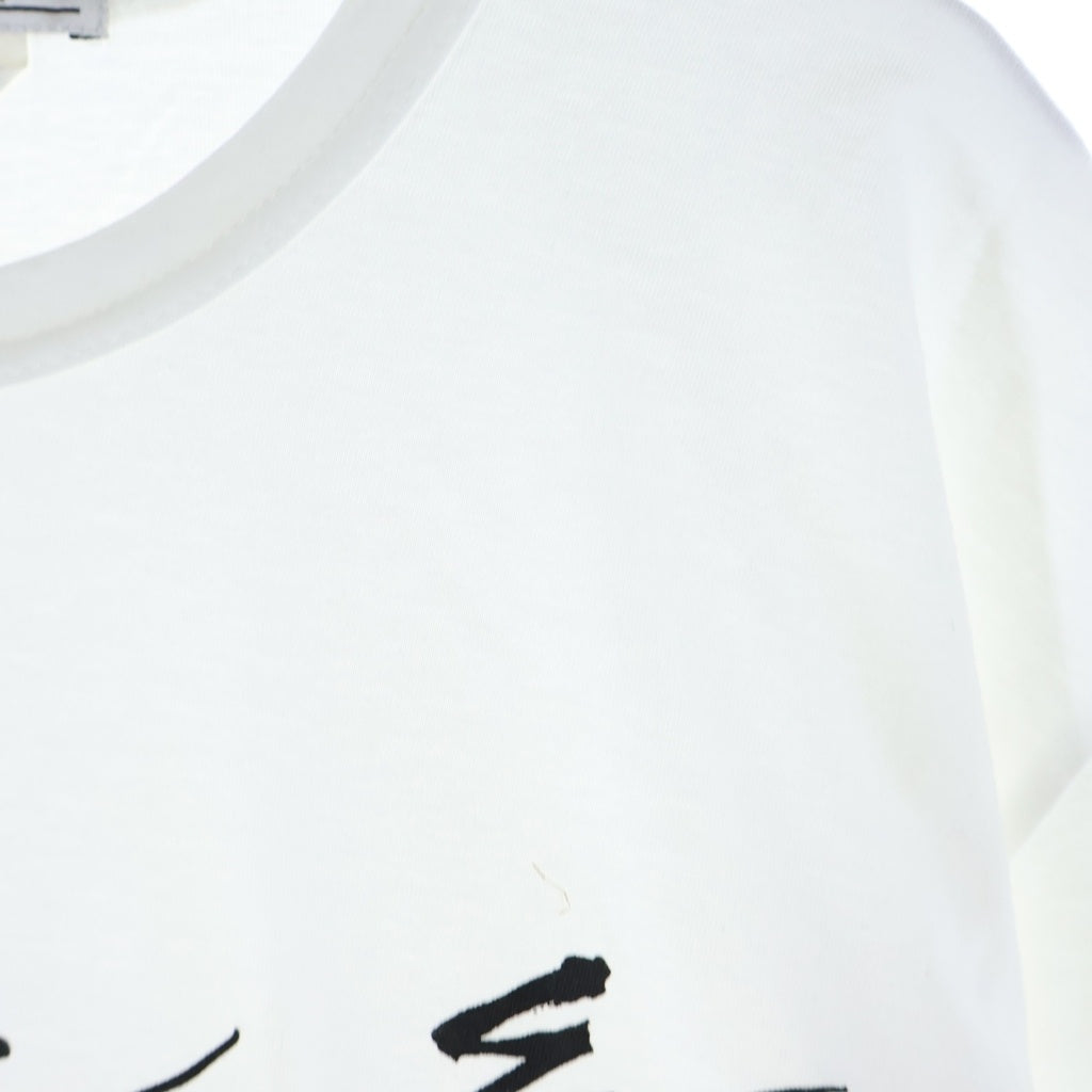 COMME des GARCONS(コムデギャルソン) グラフィックプリント コットン半袖Tシャツ カットソー ホワイト OZ-T311