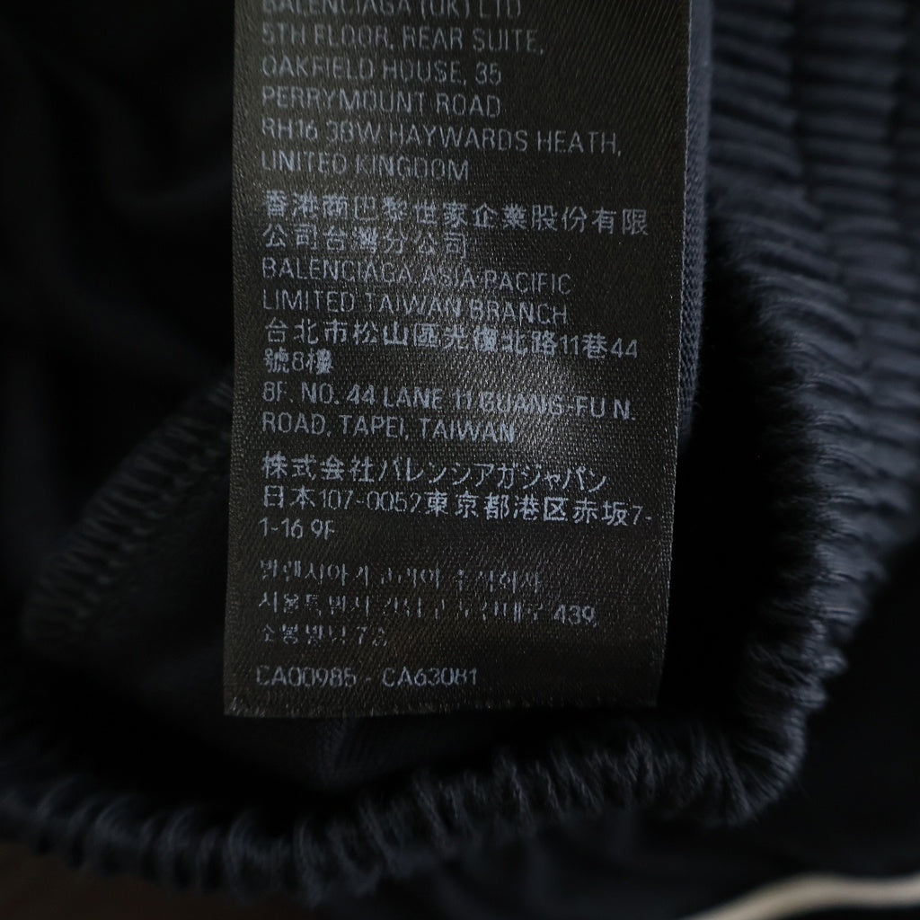 BALENCIAGA(バレンシアガ) 24SS SOCCER BAGGY サッカースウェットショーツ ブラック 777709 TPVW2