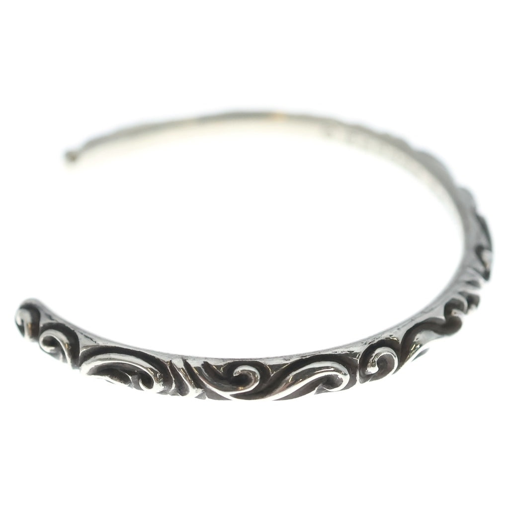 CHROME HEARTS(クロムハーツ) BANGLE SCROLL スクロールバンドバングル ブレスレット シルバー BCA127