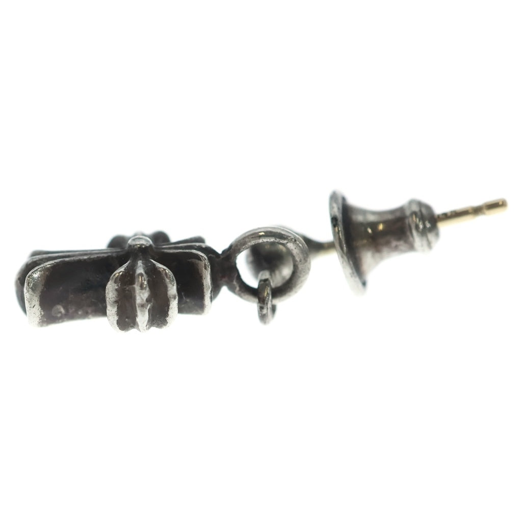 CHROME HEARTS(クロムハーツ) DRP STCK CH CRS スタックCHクロスドロップピアス シルバー