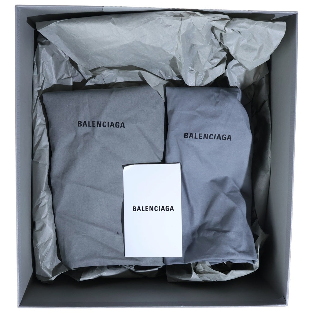 BALENCIAGA(バレンシアガ) STRIKE 20MM ストライクピアッシングレザーブーツ ブラック/シルバー 763495