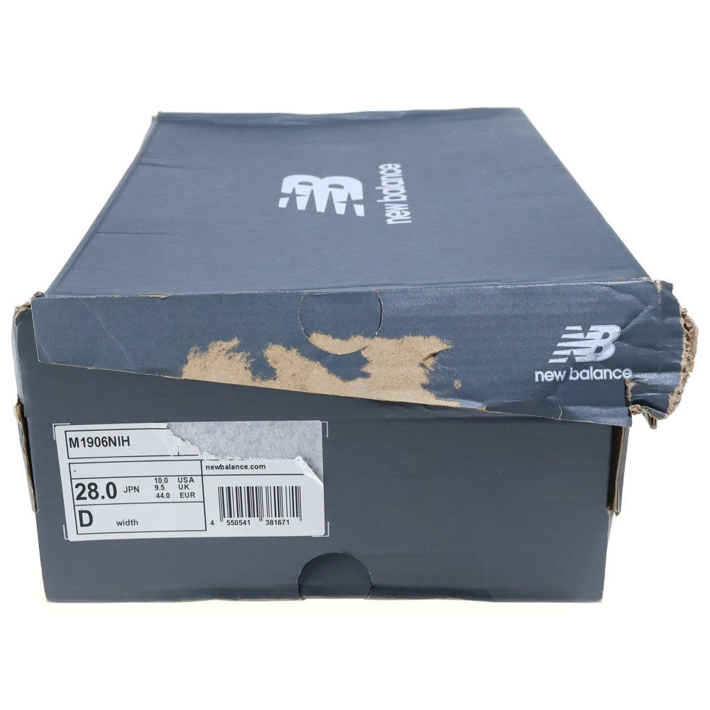 New Balance(ニューバランス) INVINCIBLE N.HOOLYWOOD GRAY TITAN グレータイタン インヴィンシブル × エヌハリウッド ローカットスニーカー グレー US10/28cm M1906NIH