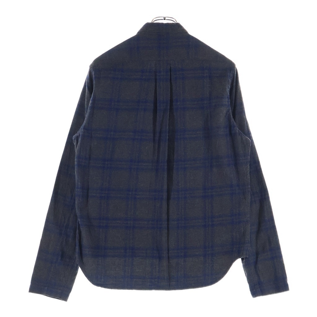 CHROME HEARTS(クロムハーツ) Y NOT HEYWOOD ワイノット ヘイウッド ダガージップ 長袖チェックシャツ グレー