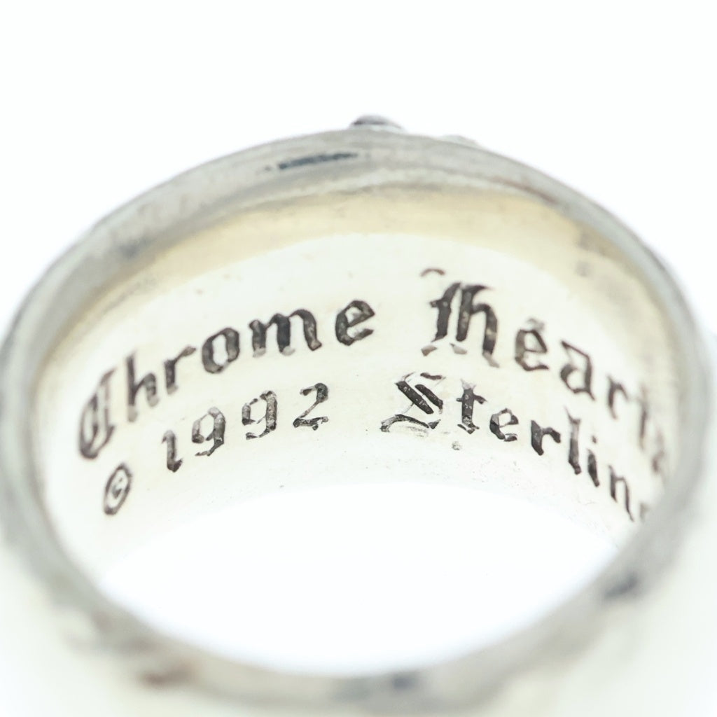 CHROME HEARTS(クロムハーツ) FLRL CRS DMND フローラルクロス PAVEダイヤ シルバー