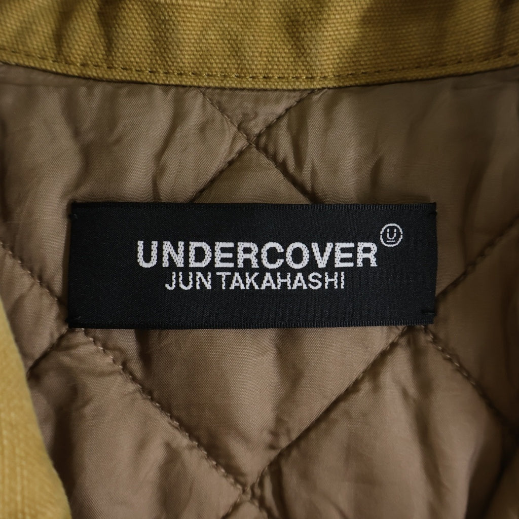 UNDERCOVER(アンダーカバー) 26AW キルティングブルゾン バックグラフィックデザインジップアップジャケット ブラウン UC2F4202-1