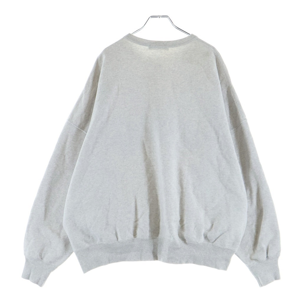 COOTIE PRODUCTIONS(クーティー プロダクションズ) Open End Yarn Print Sweat Crewロゴクルーネックスウェットシャツ グレー