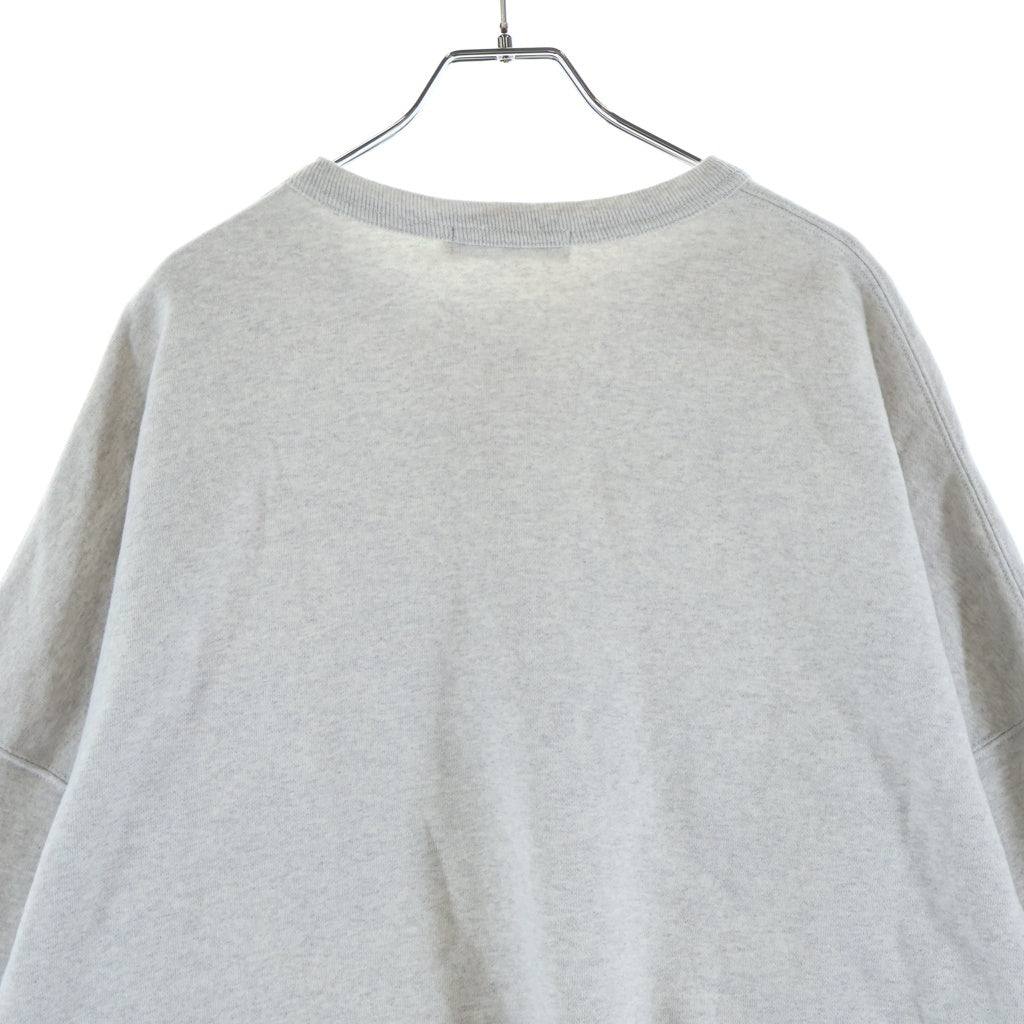 COOTIE PRODUCTIONS(クーティー プロダクションズ) Open End Yarn Print Sweat Crewロゴクルーネックスウェットシャツ グレー