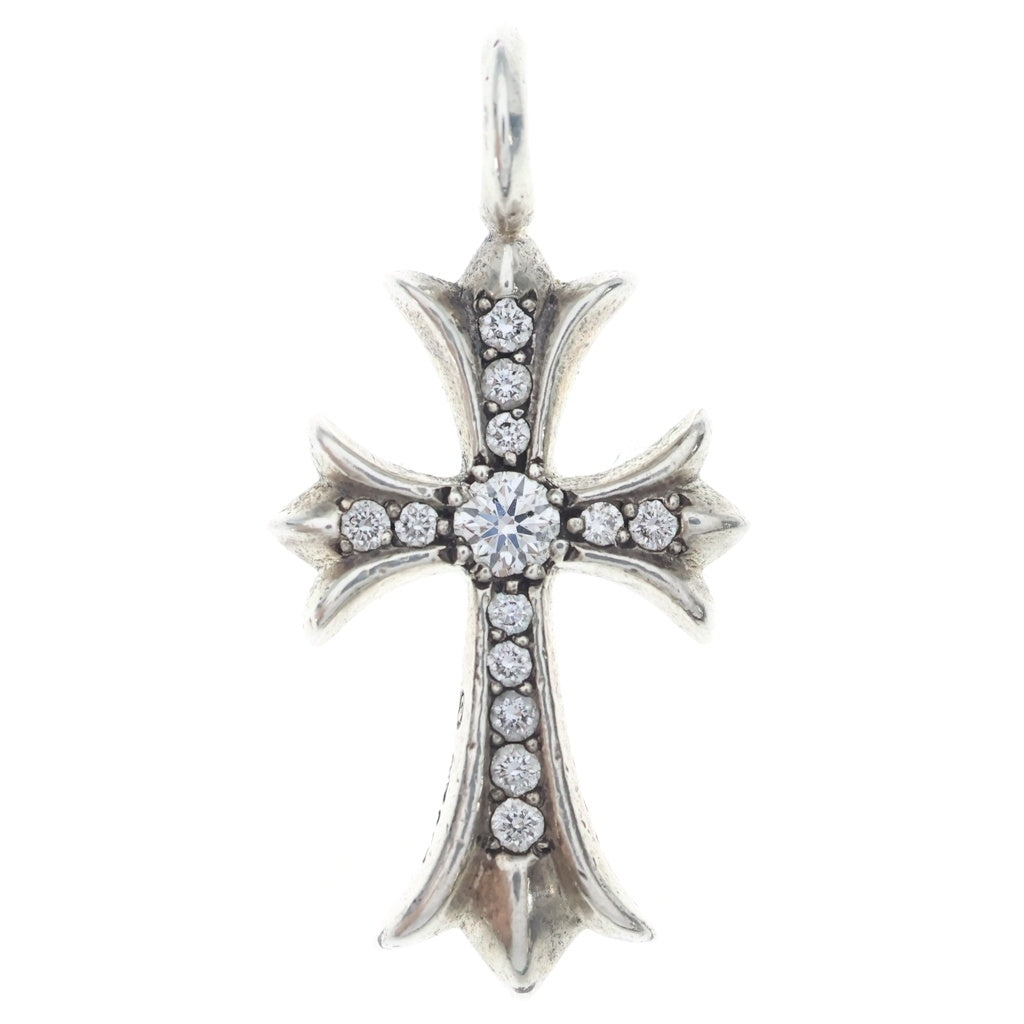 CHROME HEARTS(クロムハーツ) TNY CRSF P/DIA タイニーファットクロス PAVEダイヤ ペンダントトップ シルバー BCA323
