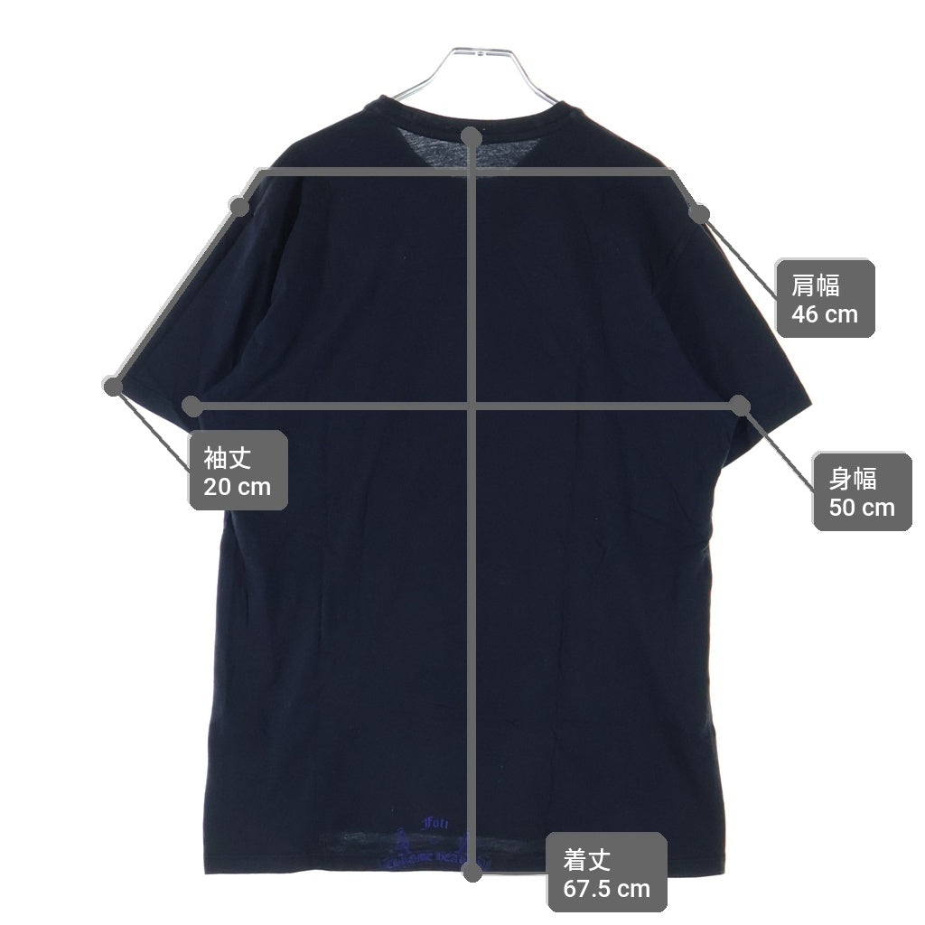 CHROME HEARTS(クロムハーツ) OLD FOTI TEE PEPE オールド フォティペペプリント 半袖Tシャツ カットソー ブラック