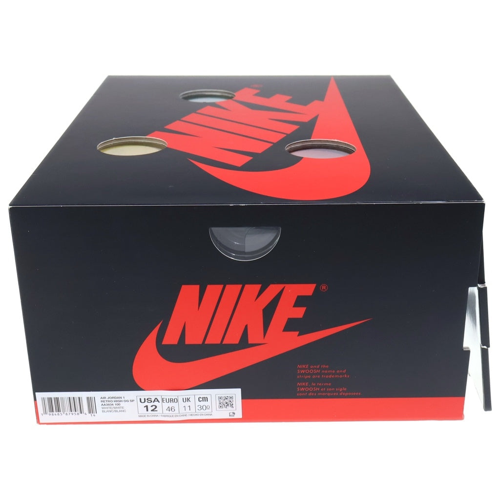 NIKE(ナイキ) × V.A.A. AIR JORDAN RETRO HIGH ALASKA エア ジョーダン 1 OG SP ハイカットスニーカー US12/30cm AA3834-100