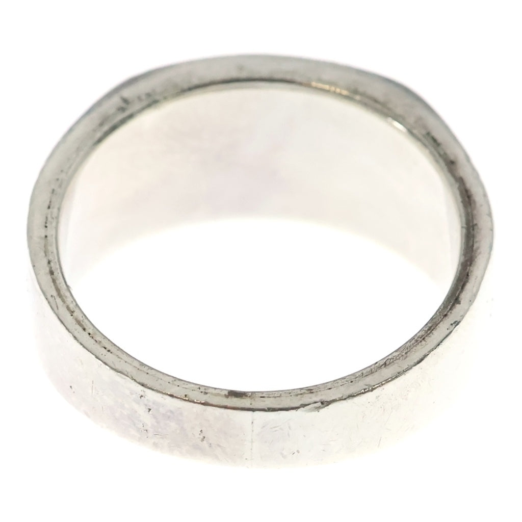 Suman Dhakhwa(スーマンダックワ) Carved Signet Ring w Petrified Dinosaur Bone カーヴドシグネットリング シルバーリング ブラウン/シルバー