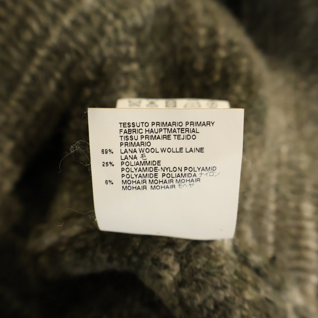 Maison Margiela(メゾンマルジェラ) 10AW カモ柄ハイネックセーター ニット カーディガン グリーン S30HA0332