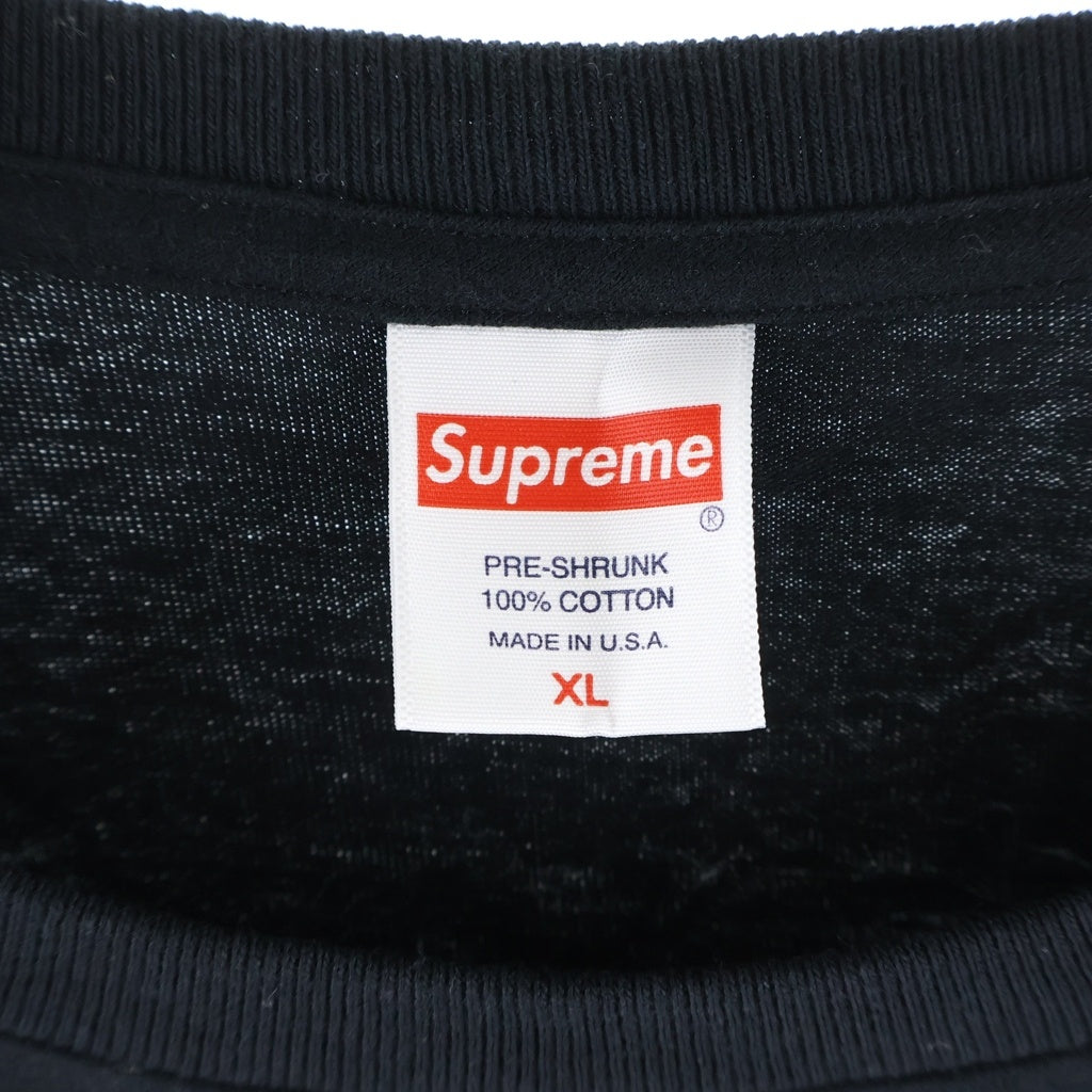 SUPREME(シュプリーム) 22SS ×ANTIHERO Curbs Tee アンタイヒーロー カーブス グラフィックプリント 半袖コットンTシャツ カットソー ブラック