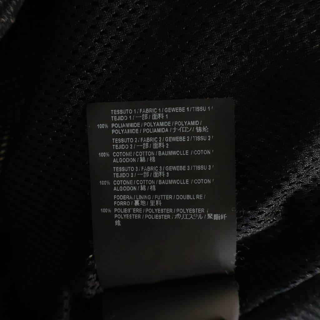 BALENCIAGA(バレンシアガ) 19SS NYLON LOGO DENIM JACKET ナイロンロゴ デニムジャケット ブラック 529213 TBQ03