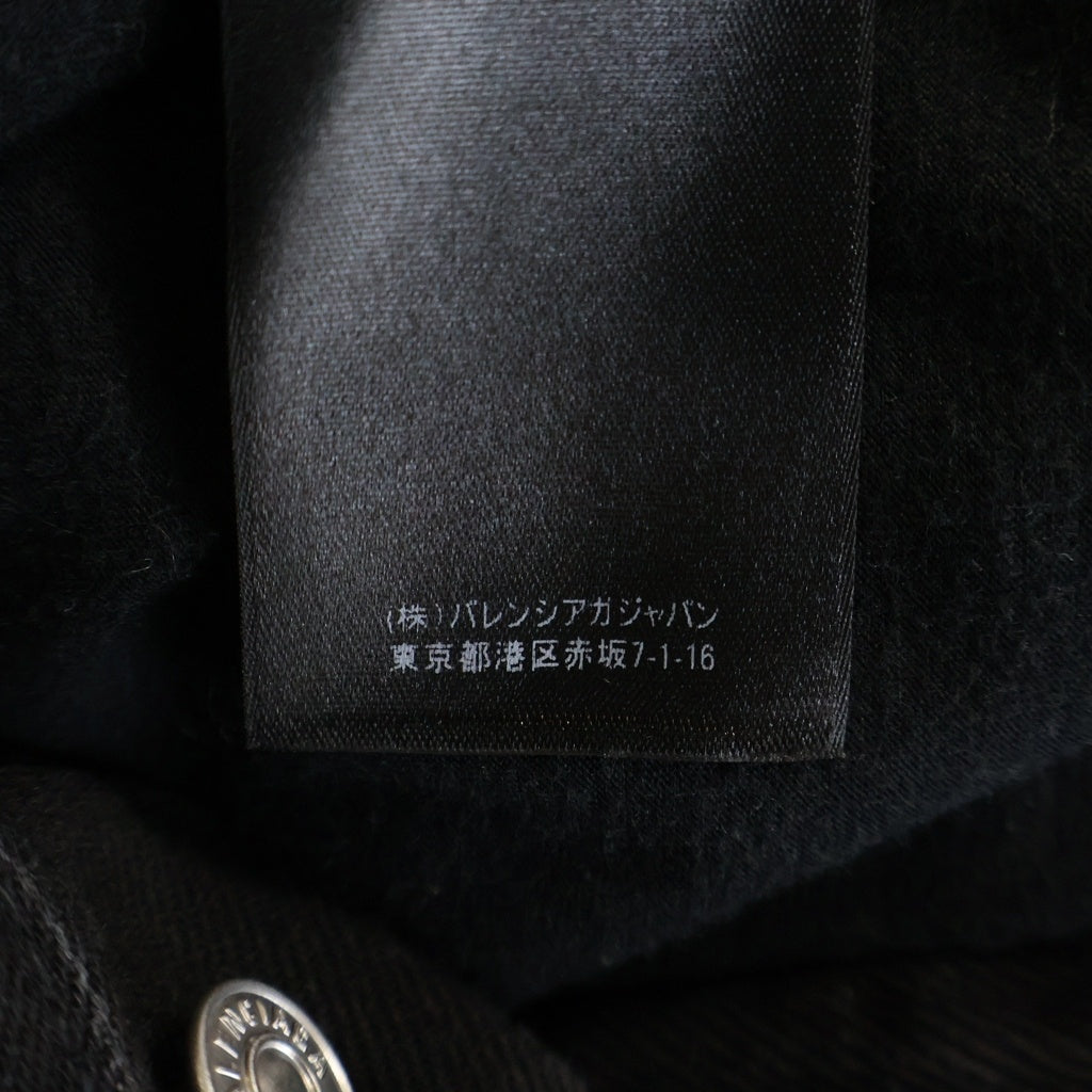 BALENCIAGA(バレンシアガ) 21AW SLASHED LOOSE FIT JEANS スラッシュドルーズフィットクラッシュデニムパンツ ブラック 662764 TBP47