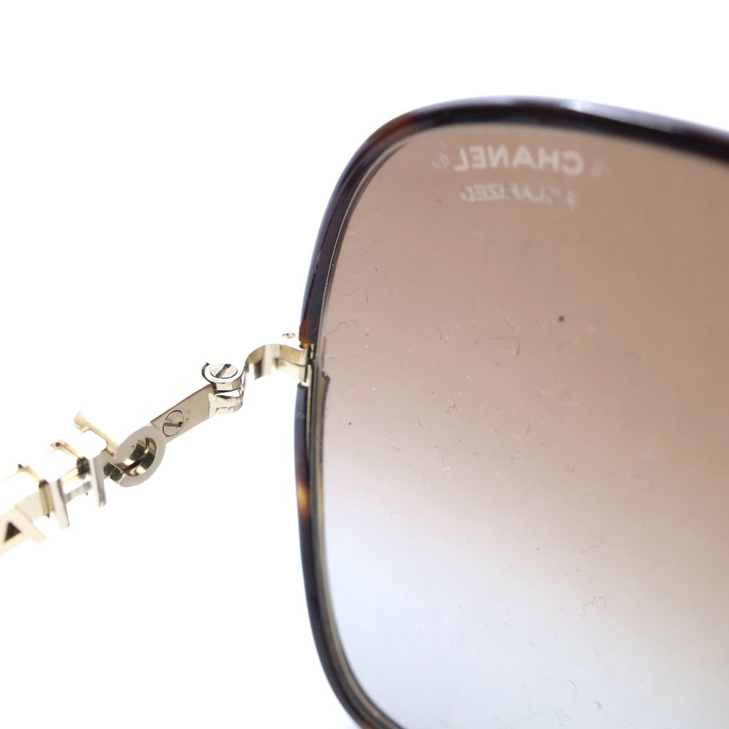CHANEL(シャネル) バタフライシェイプ ロゴプレート サングラス メガネ アイウェア ブラウン 4283 c.429/S9