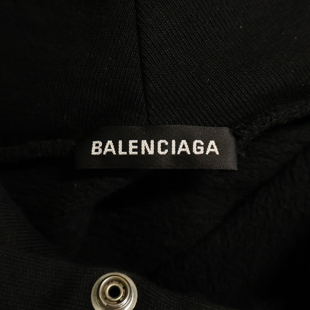 BALENCIAGA(バレンシアガ) 19SS SPEED HUNTERS OVER SIZED HOODIE スピードハンター オーバーサイズスウェットパーカー ブラック 559367 TDV38