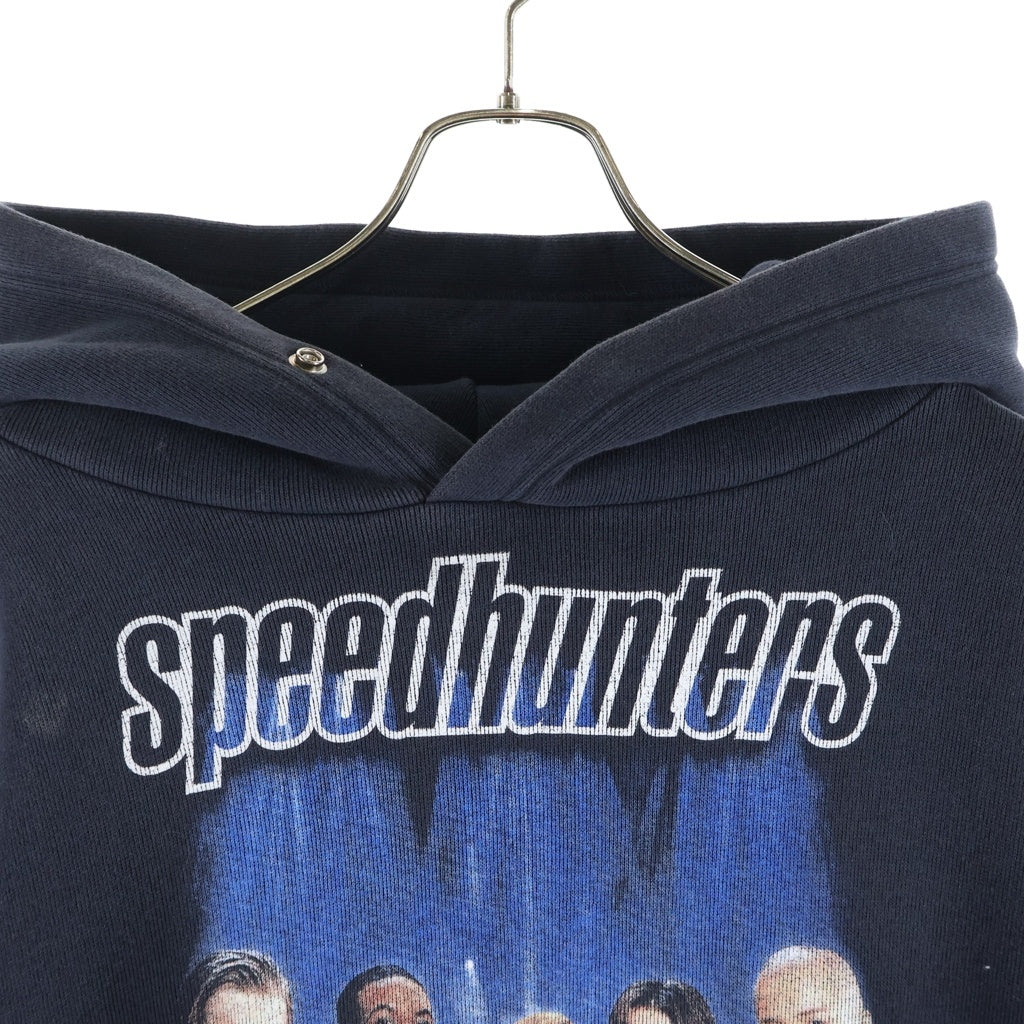 BALENCIAGA(バレンシアガ) 19AW SPEED HUNTERS HOODIE スピードハンター プルオーバースウェットパーカー ネイビー 541871 TCV37