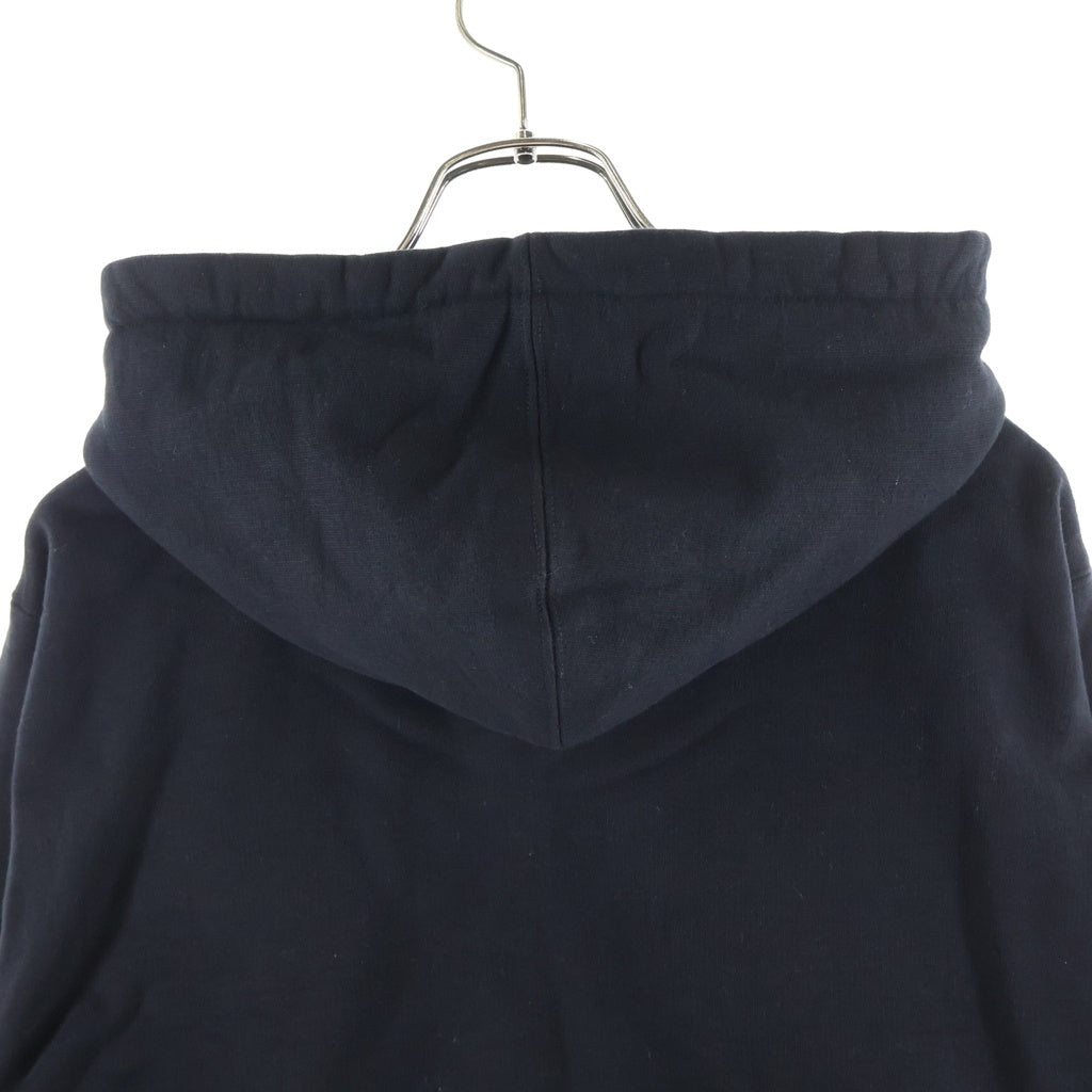 SUPREME(シュプリーム) 18AW ×COMMEdesGARCONS SHIRT Split Box Logo Hooded Sweatshirt コムデギャルソンシャツ スプリットボックスロゴフーディー プルオーバーパーカー ブラック