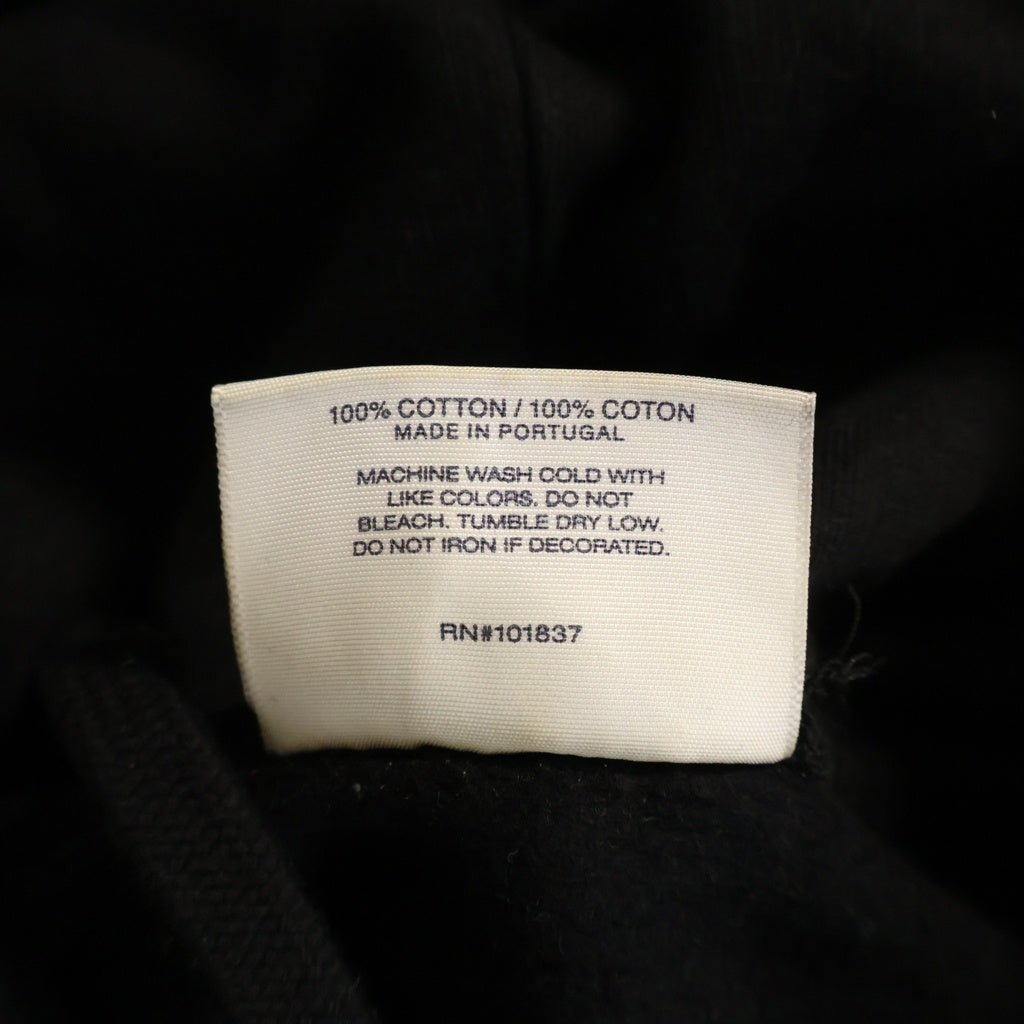 SUPREME(シュプリーム) 18AW ×COMMEdesGARCONS SHIRT Split Box Logo Hooded Sweatshirt コムデギャルソンシャツ スプリットボックスロゴフーディー プルオーバーパーカー ブラック